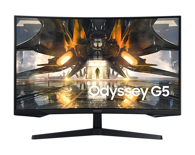 Samsung LED Monitor Odyssey G5 32 Inch Curved Gaming QHD 165Hz 1ms LS32AG550EMXZN Samsung LED Monitor Odyssey G5 32 Inch Curved Gaming QHD 165Hz 1ms LS32AG550EMXZN